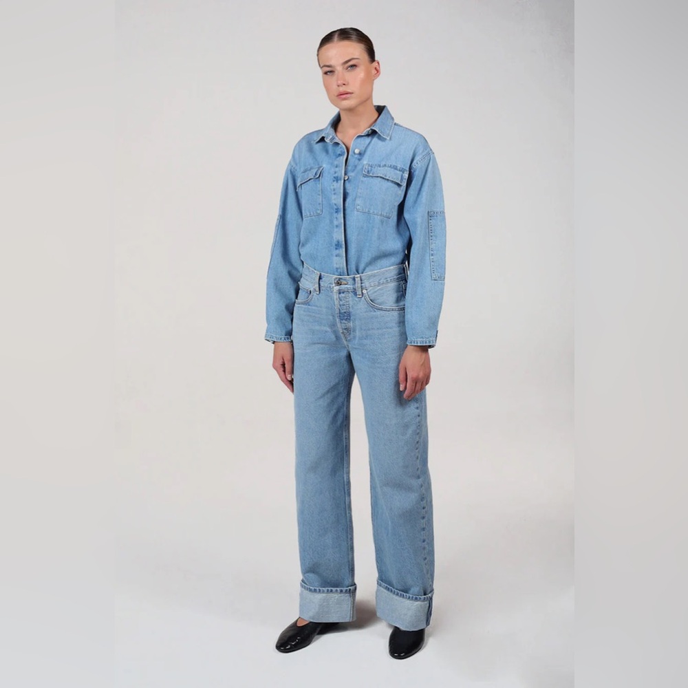 Etica‎ Stanton Wide Leg Denim Jeans Sz. 29 NWT